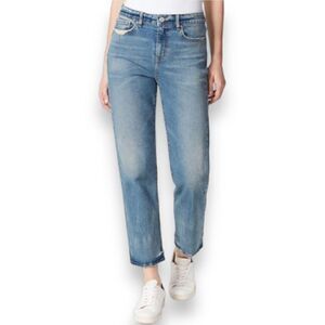 FRAYED‎ High Rise Straight Jeans Womens Size 25 Blue